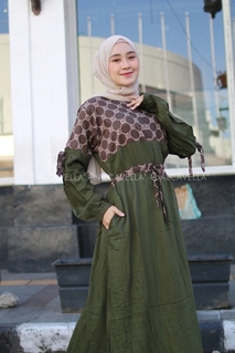 Alcavella Home Dress Camila Olive Green