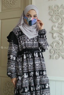 Alcavella Daily Wear Maida Monochrome