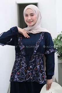 Alcavella Home Dress Nadira Navy