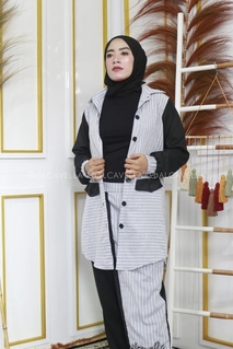 Alcavella Daily Wear Stripes Black