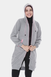 Hijacket Basic Grey X Baby Pink - HJ12