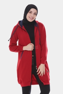 Hijacket Basic Maroon X Navy - HJ24