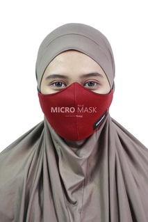 Micro Mask Basic Maroon