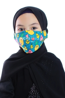 Micro Mask Kids Eat Halal Food 03