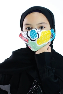 Micro Mask Kids Happy With Hijab 02