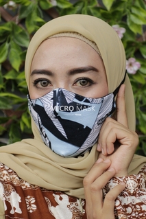 Micro Mask Spectrum Leaves Blue